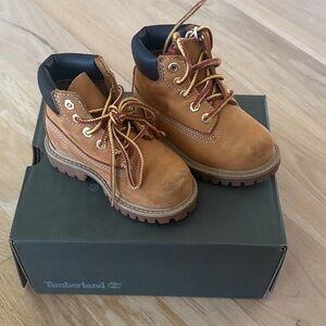 Timberland Kids Brown Lace-Up Boots